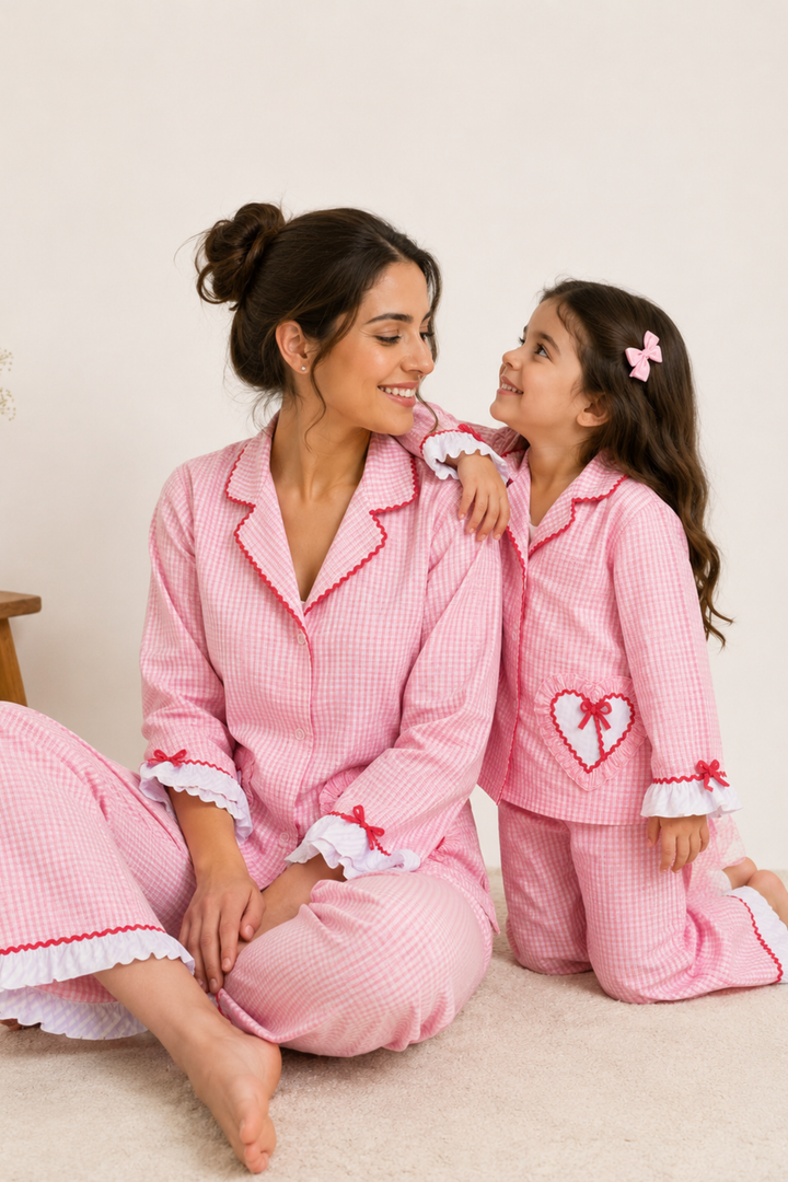 Raspberry Candy Duo Set (Mother & Daughter)