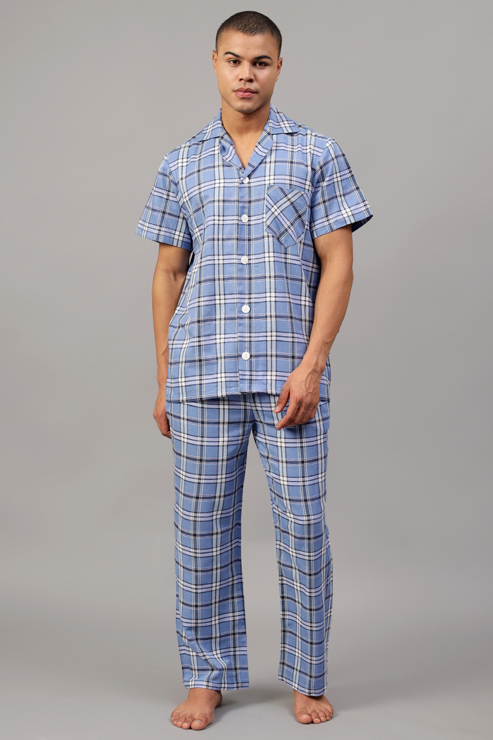 Blueberry Men Night Suit Set