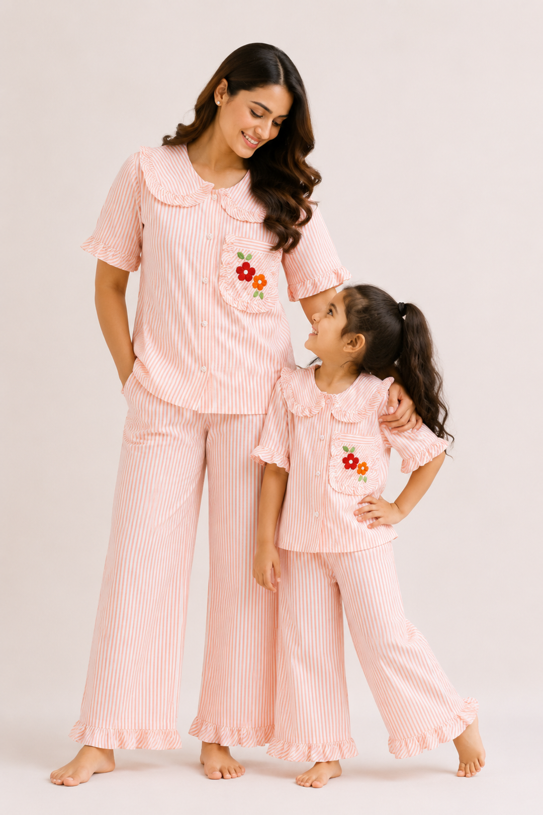 Peach Blossom Duo Set (Mother & Daughter)