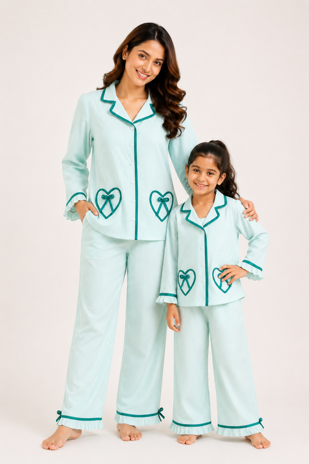 Minty Sweet Duo Set (Mother & Daughter)