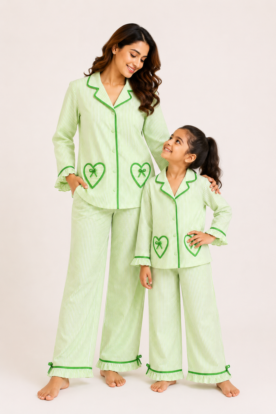 Green Apple Duo Set (Mother & Daughter)