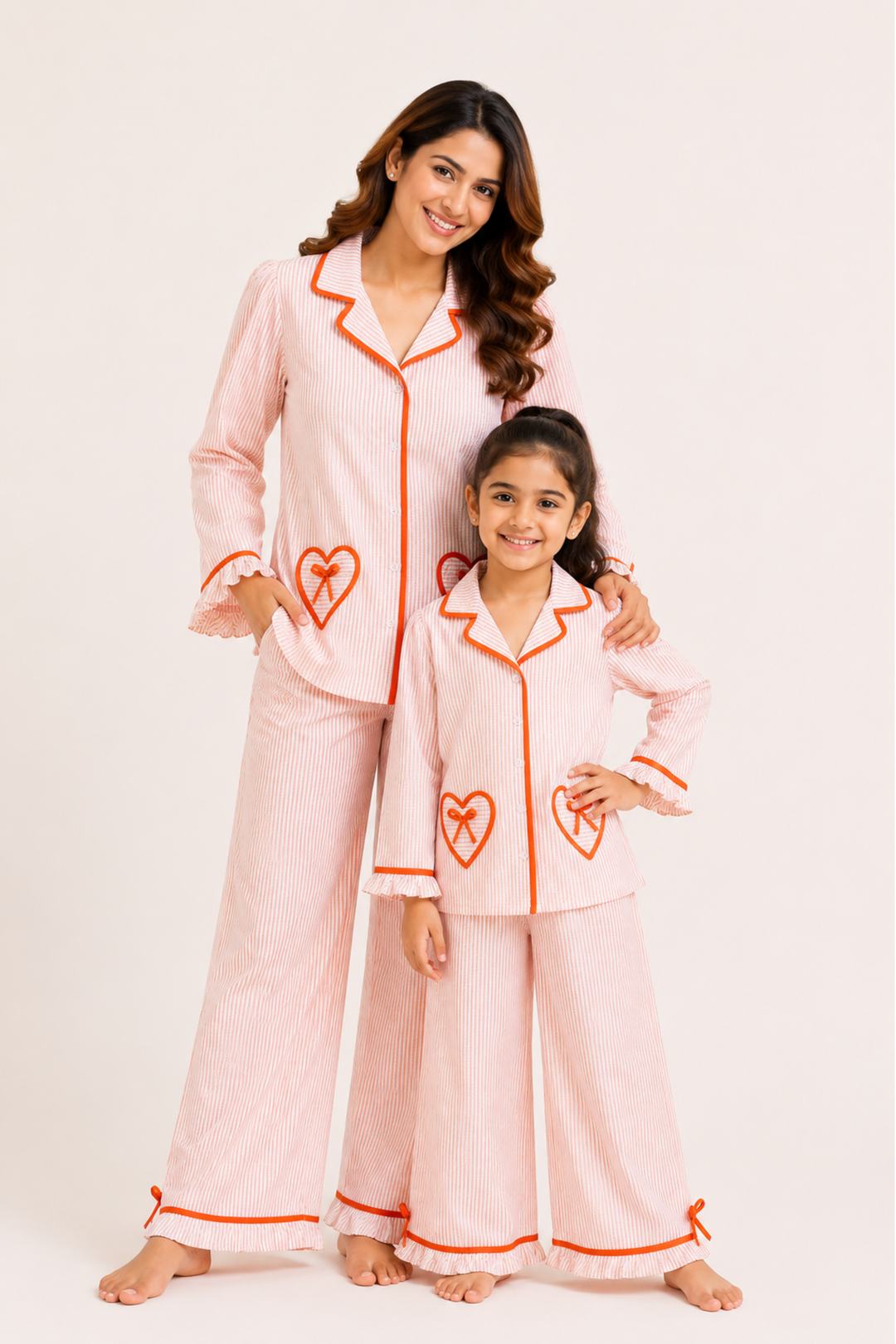 Orange Fizz Duo Set (Mother & Daughter)