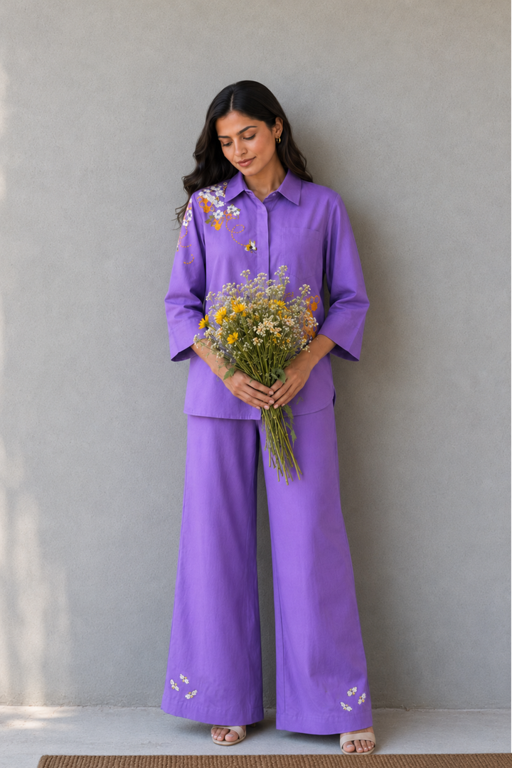 Purple Bee Co-ord Set