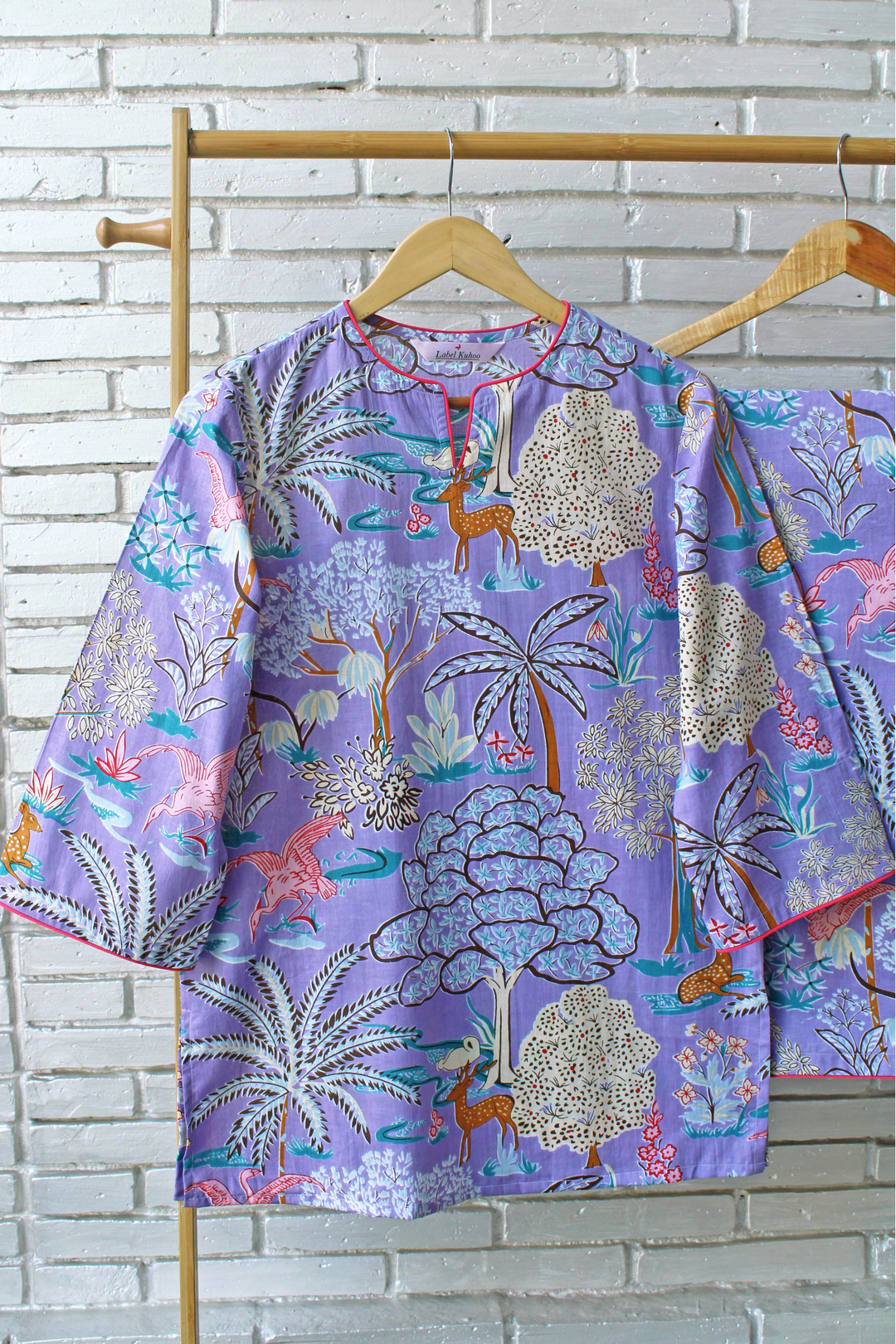 Flamingo Garden Co-ord Set