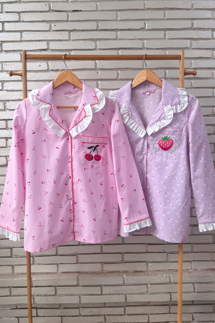 Cherry Love Night Suit Set