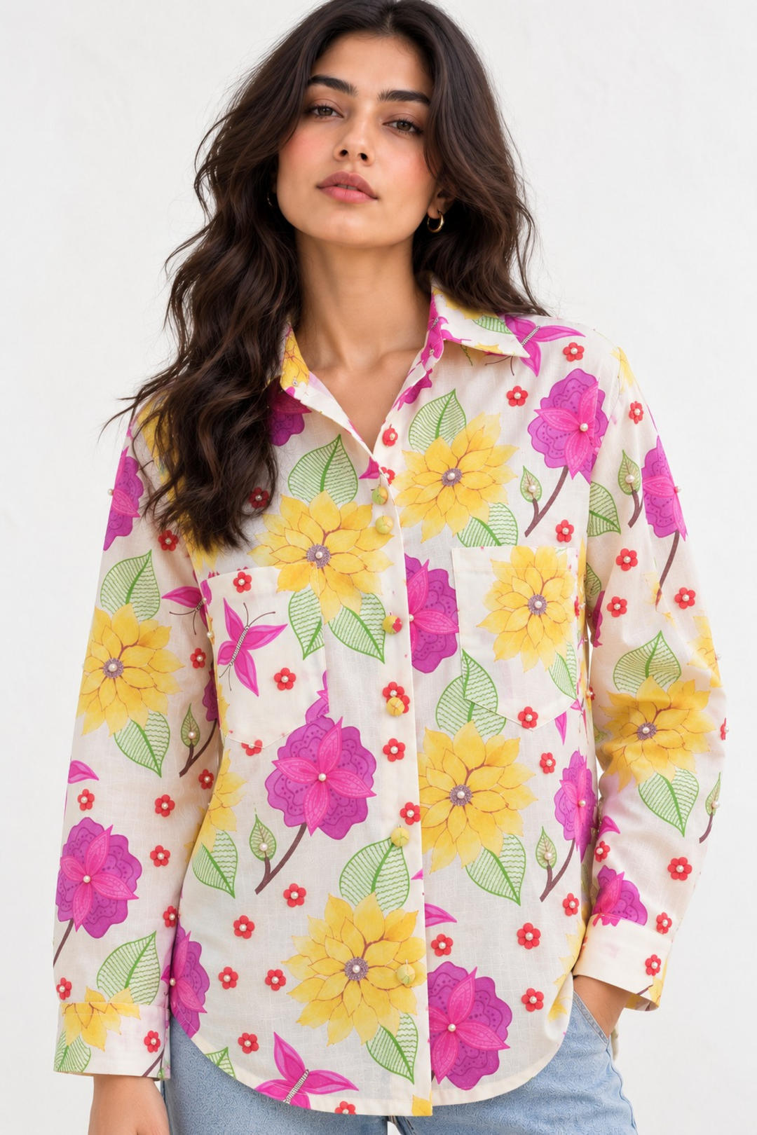 Mint Petals Shirt