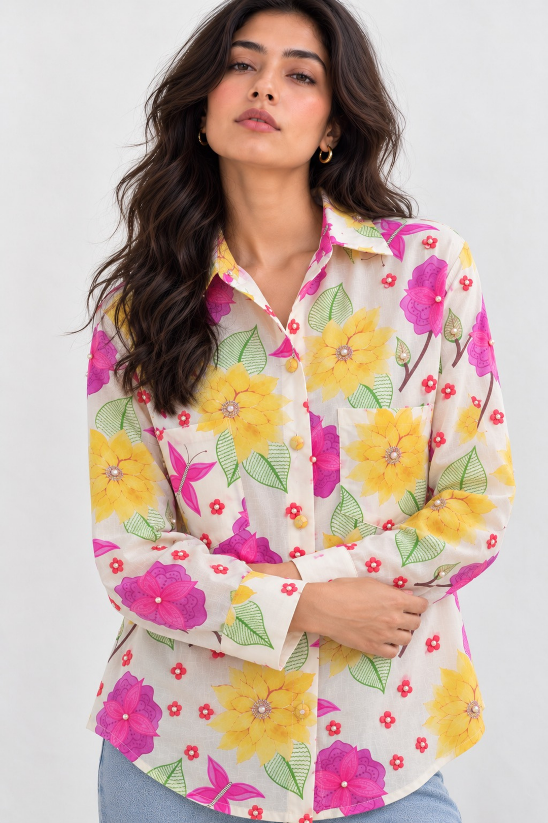 Mint Petals Shirt