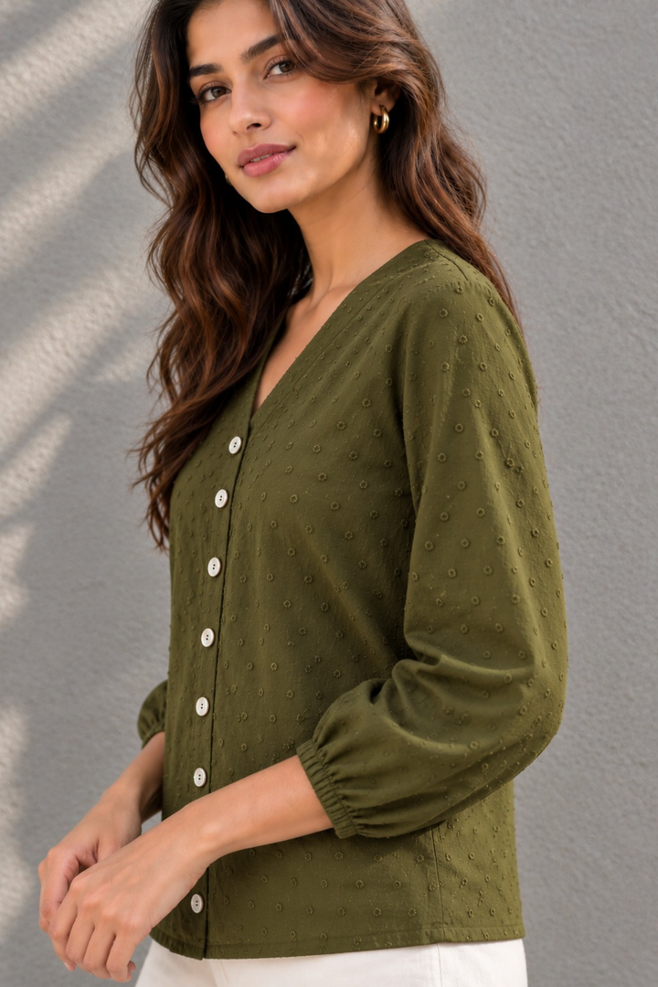 Olive Poise Shirt