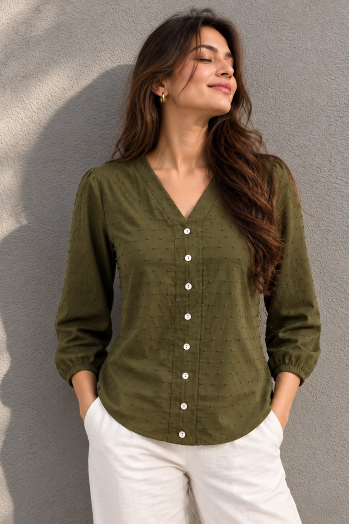 Olive Poise Shirt