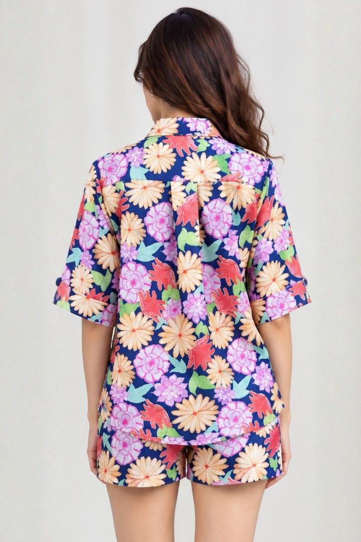 Floral Fiesta Shorts Set