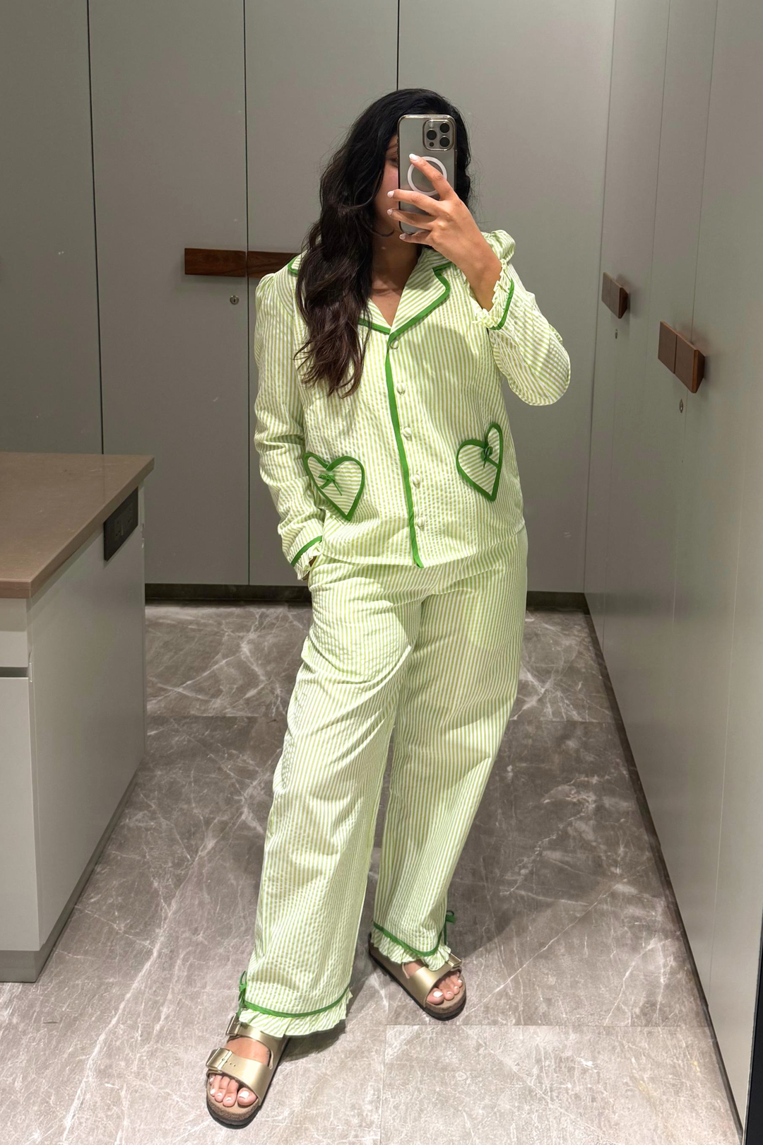 Green Apple Night Suit Set