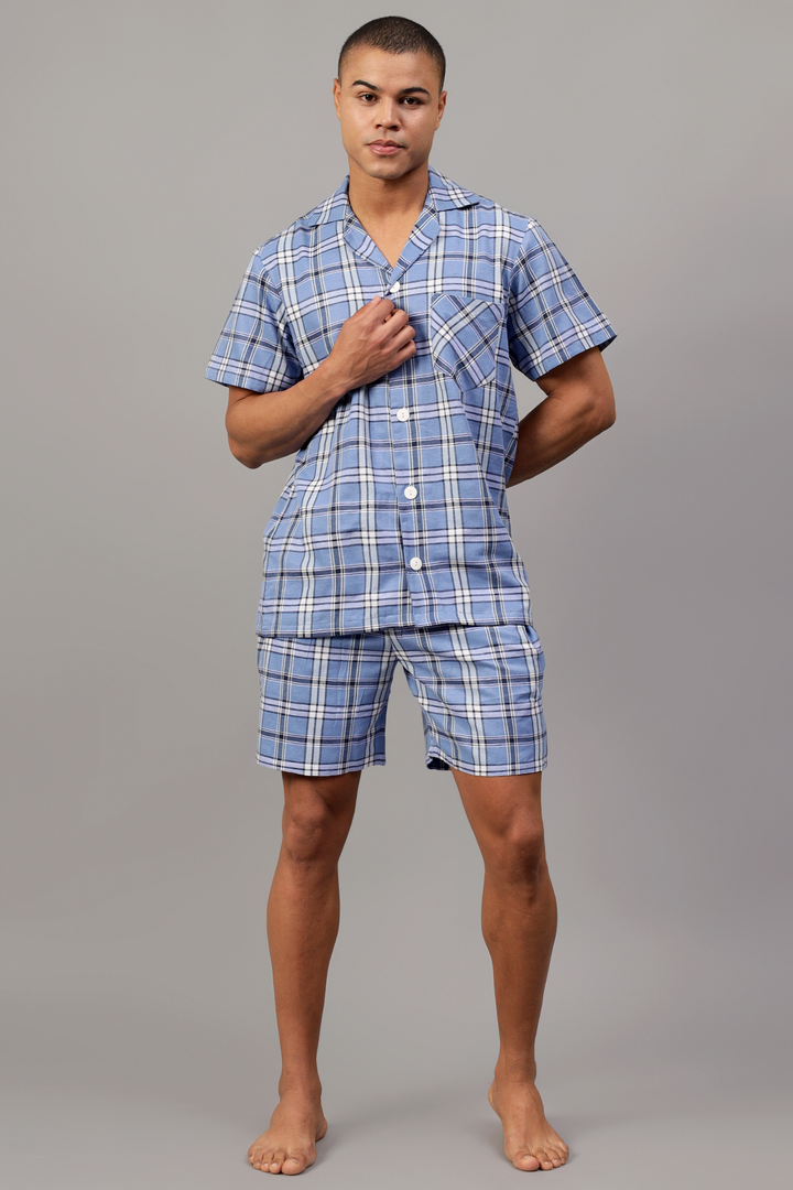 Blueberry Men Shorts Set