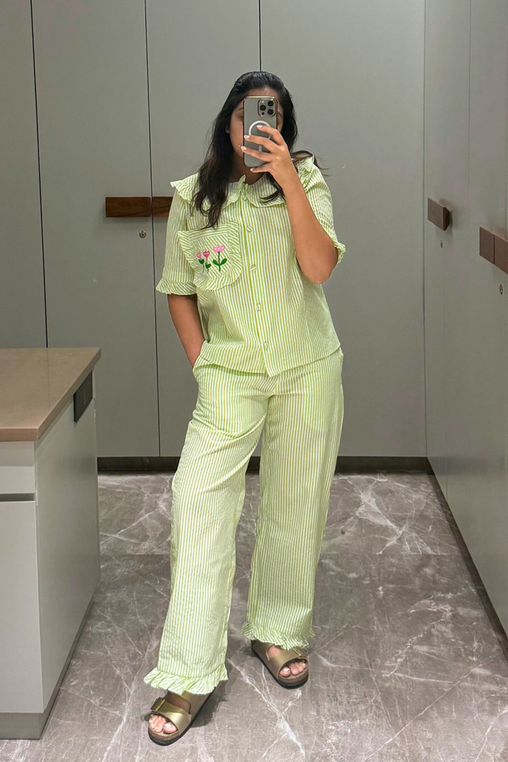 Spring Blooms Night Suit Set