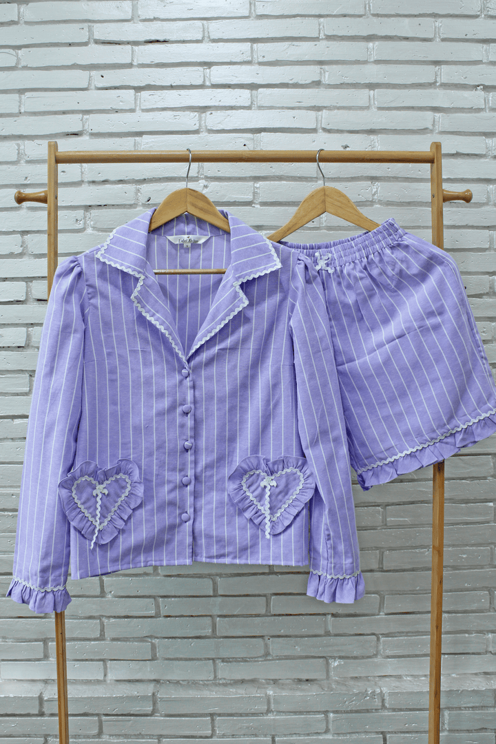 Lilac Dreams Shorts Set