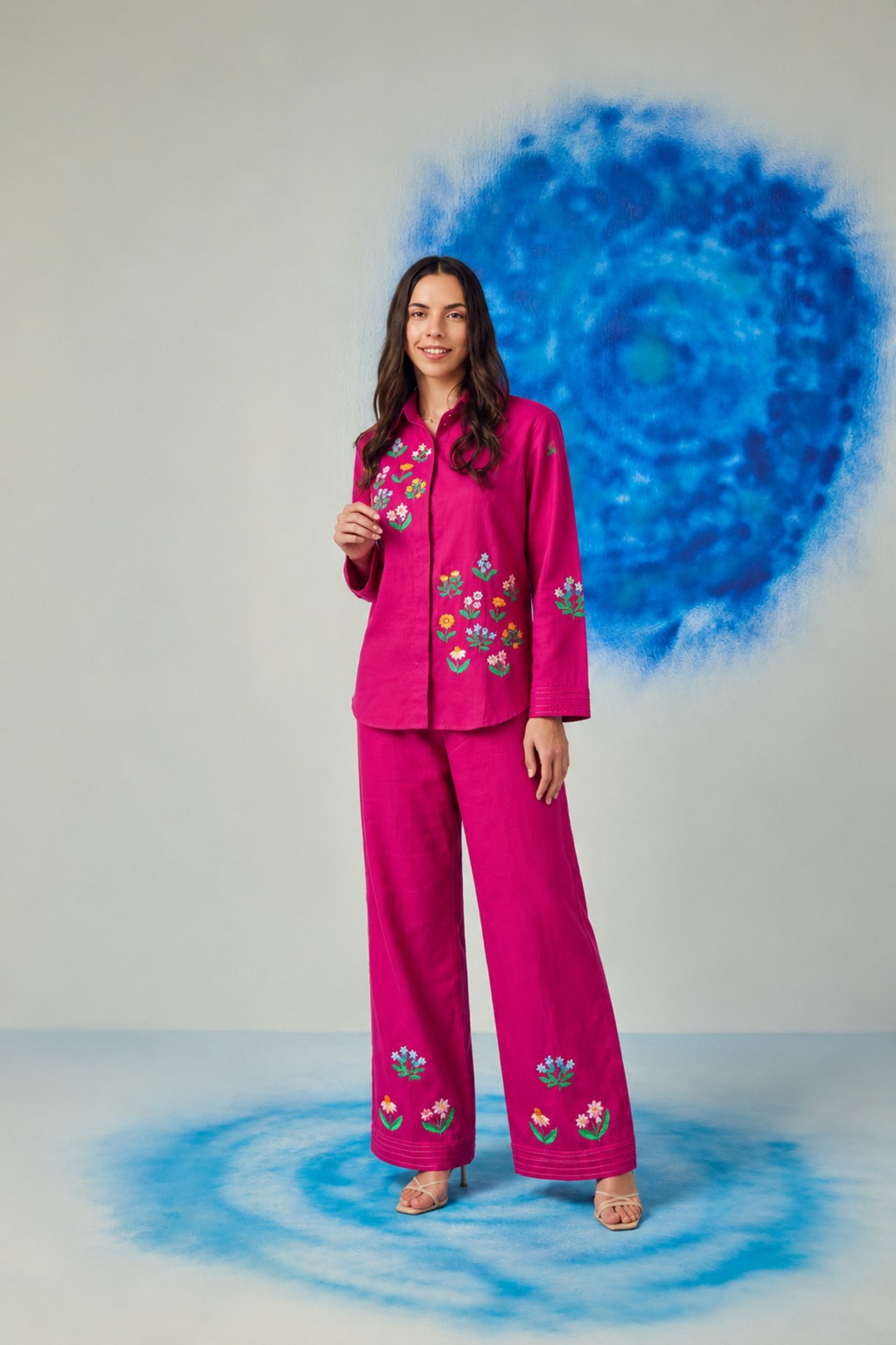 Fuchsia Flora Shirt