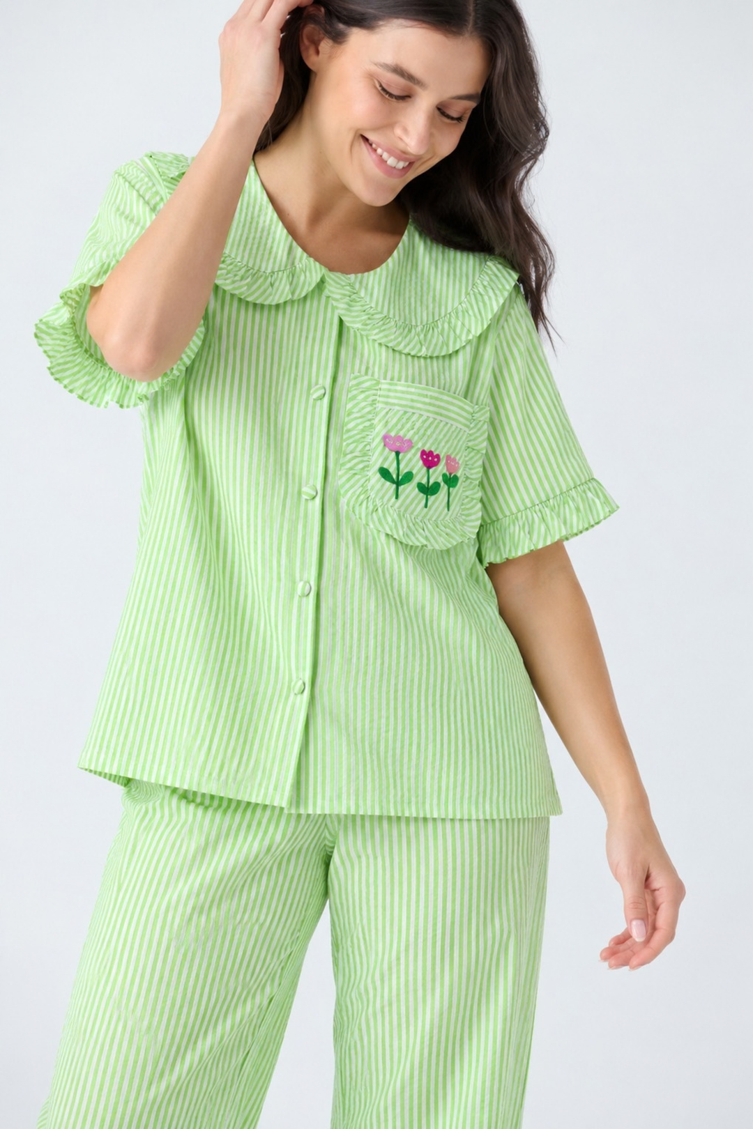 Spring Blooms Night Suit Set