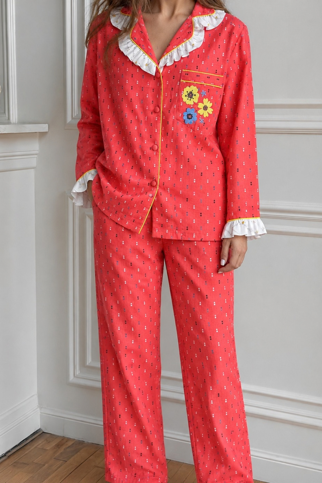 Cherry Blossom Night Suit Set