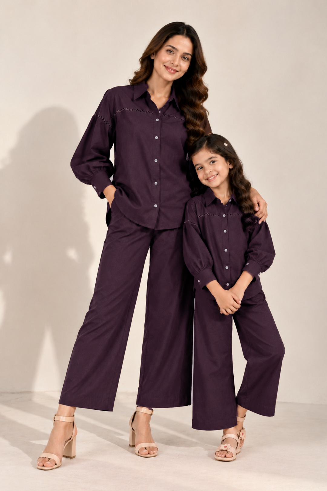 Plush Plum Duo Set (Mother & Daughter)