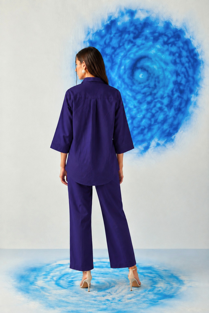 Sunflower Co-ord Set (Violet)