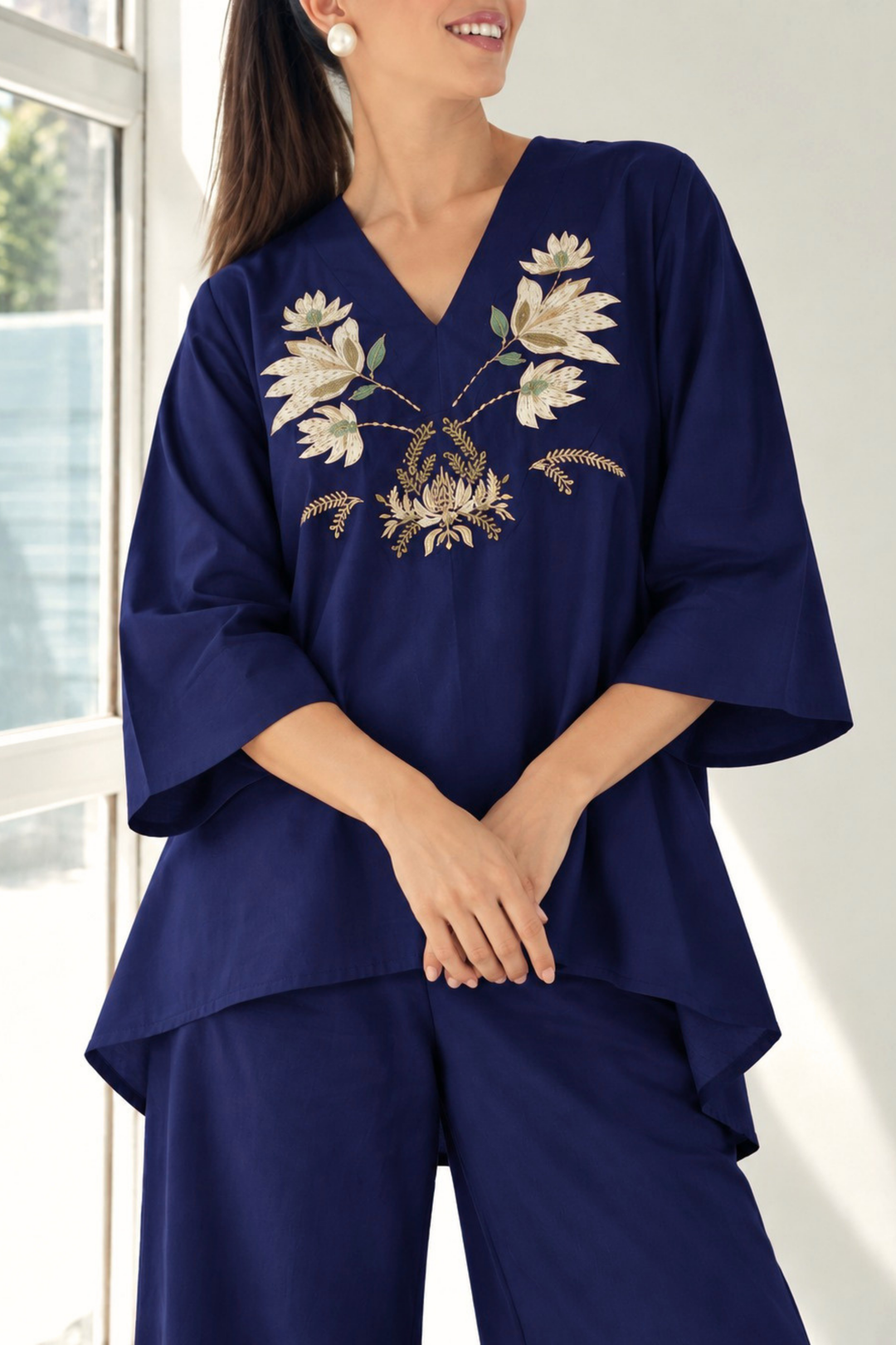 Blooming Garden Co-ord Set (Violet)