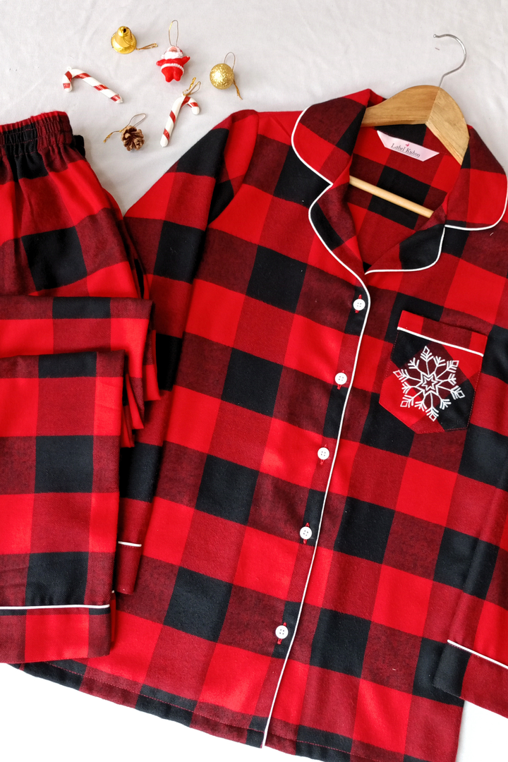 Snowflake Night Suit Set