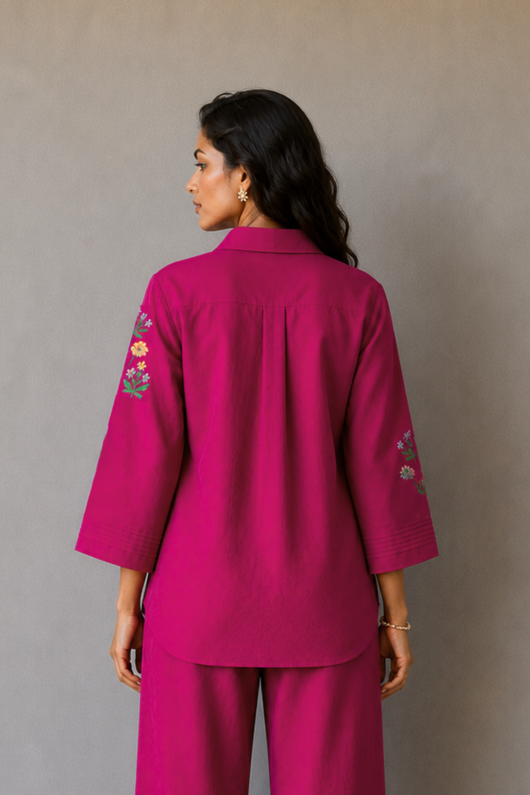 Fuchsia Flora Shirt