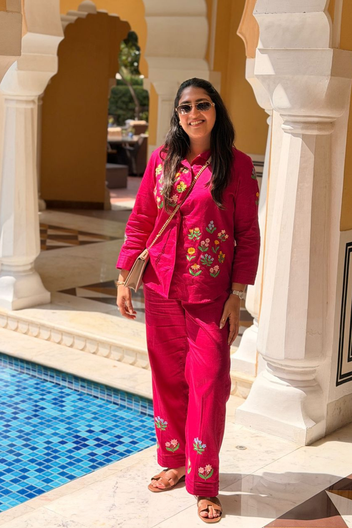 Fuchsia Flora Co-ord Set