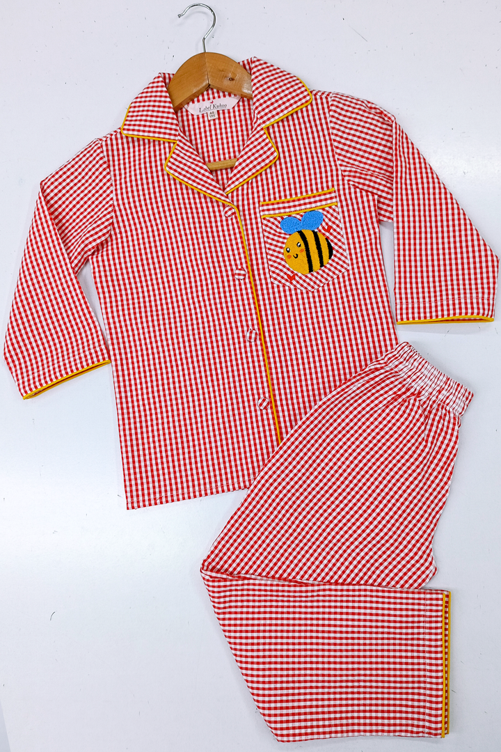 Honey Bee Night Suit Set (Kids)