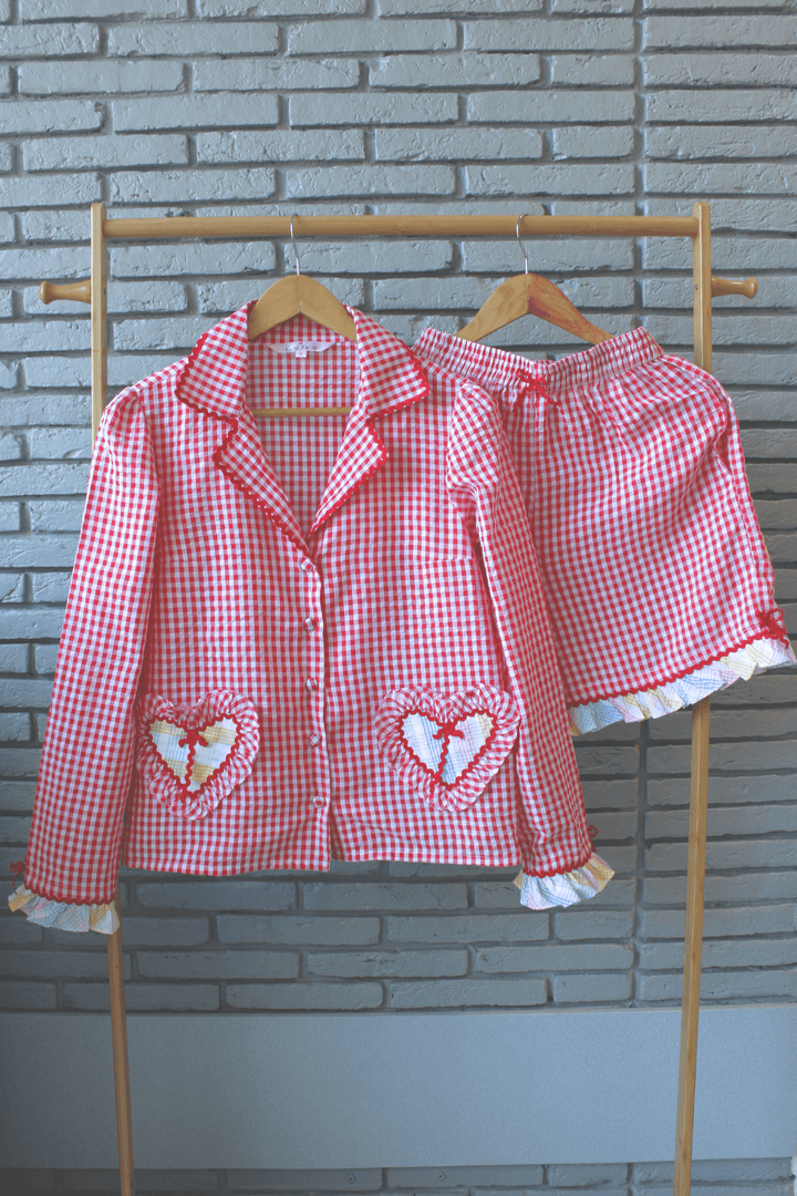 Cupid Love Shorts Set