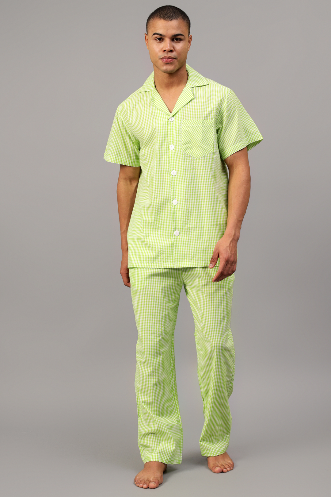 Lime Men Night Suit Set