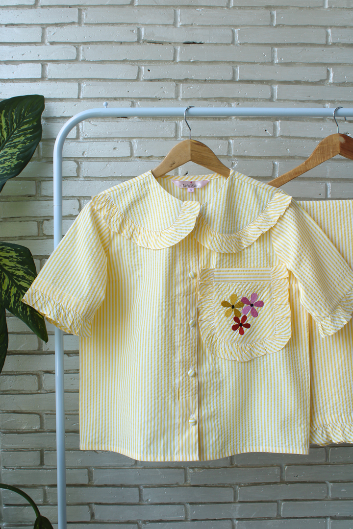 Golden Daisy Night Suit Set