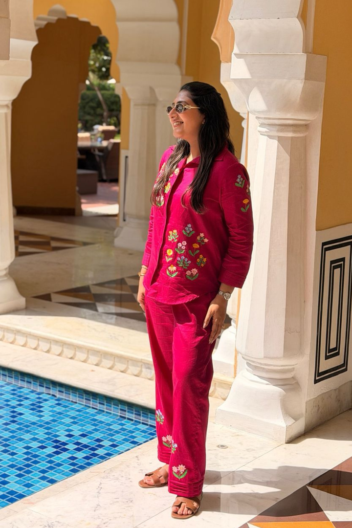 Fuchsia Flora Co-ord Set