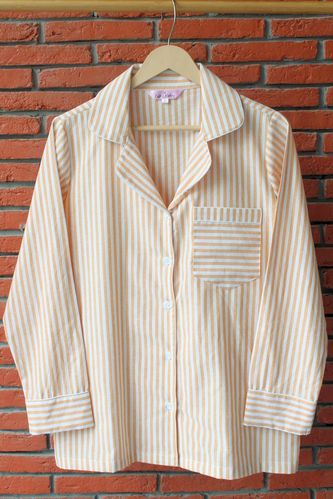 Citrus Stripes Night Suit Set