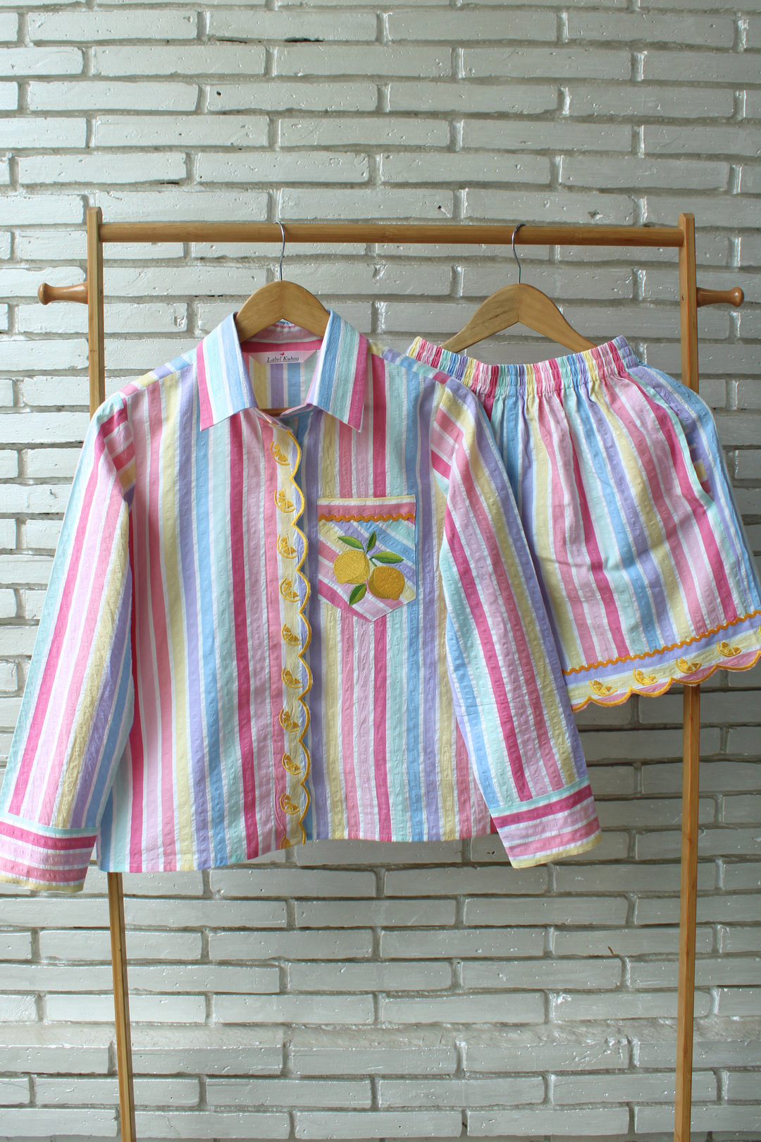 Lemon Sorbet Shorts Set