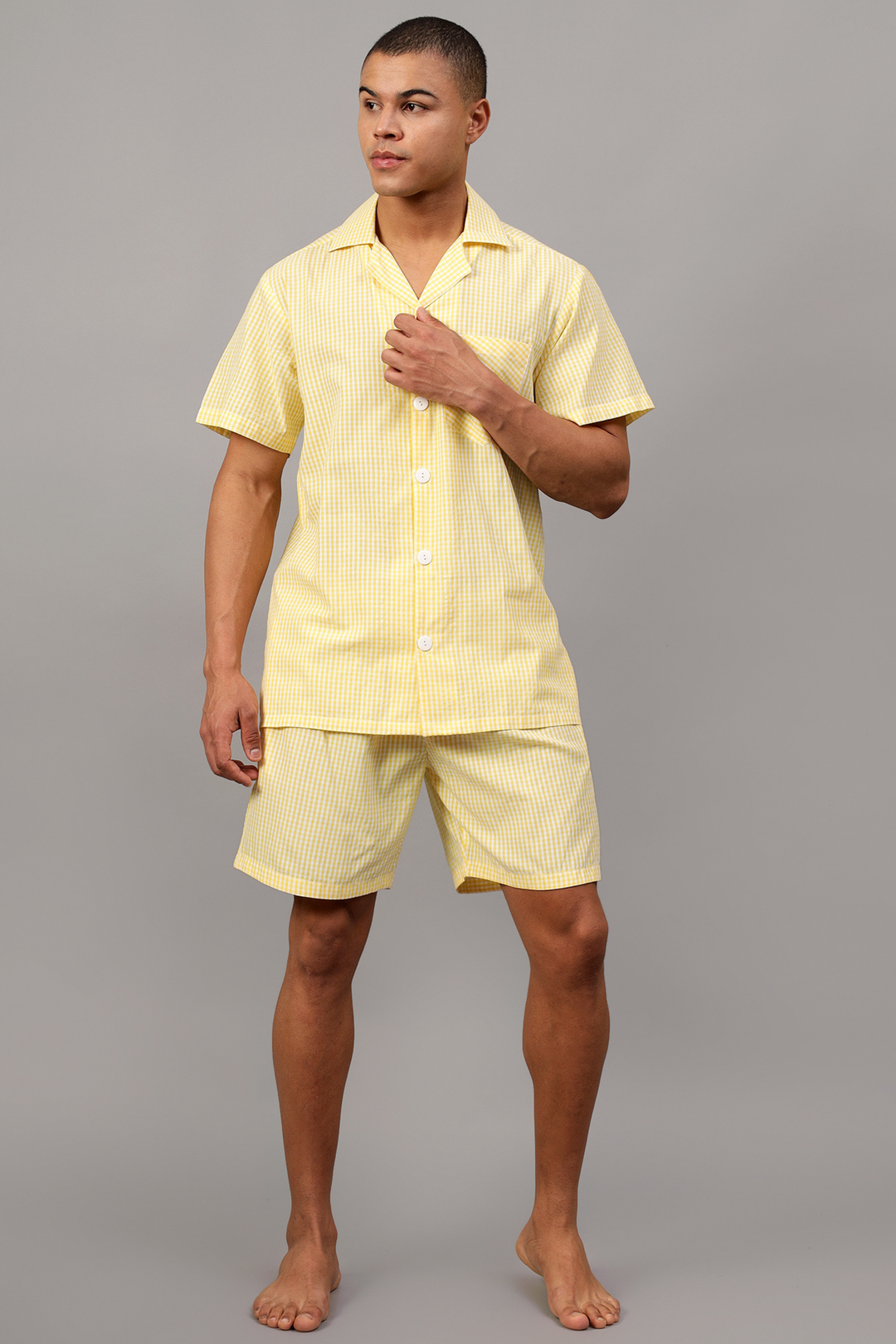 Lemon Men Shorts Set