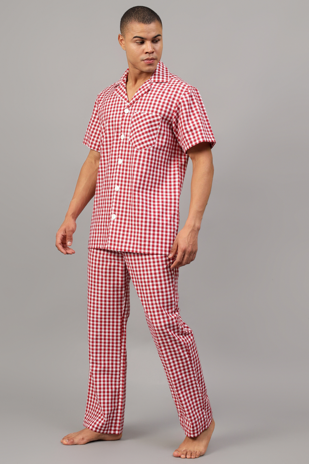 Cherry Cola Men Night Suit Set