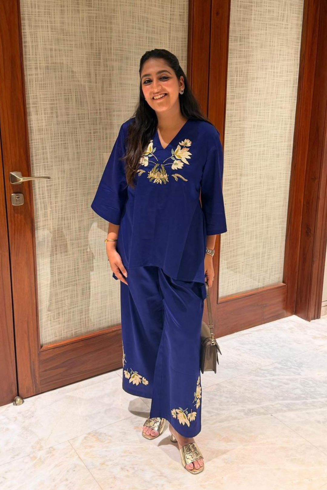 Blooming Garden Co-ord Set (Violet)