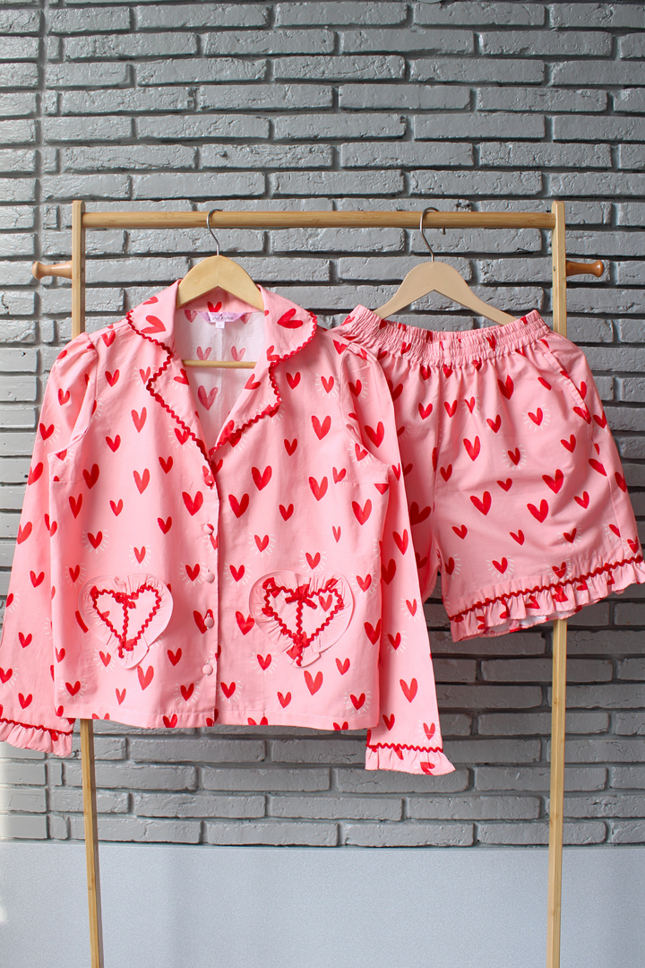 Heartthrob Shorts Set