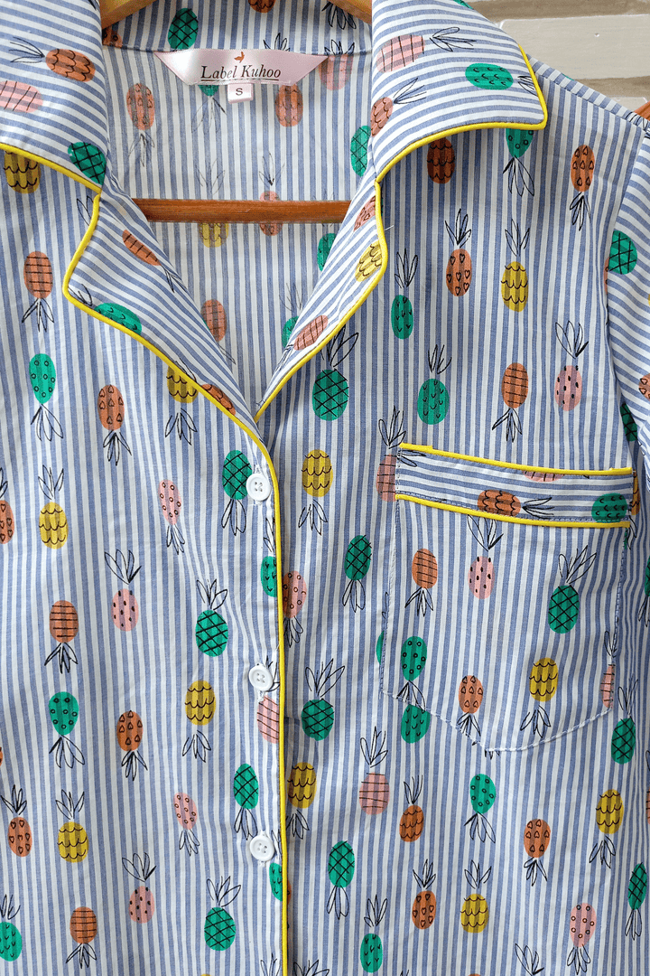 Citrus Club Night Suit Set