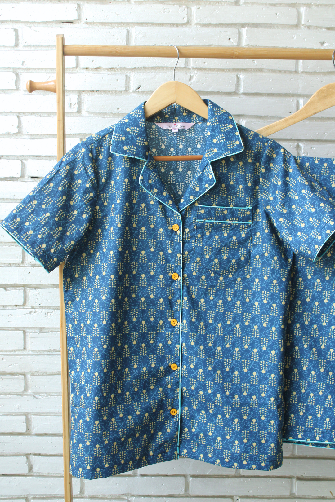 Blue Booti Night Suit Set