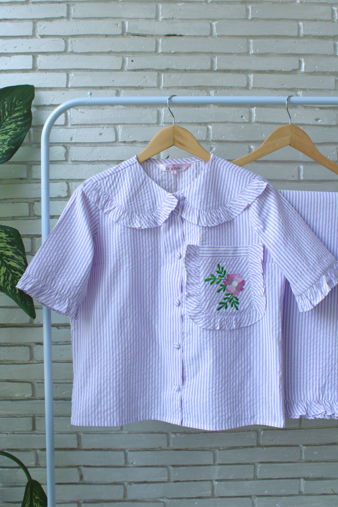 Lavender Daisy Night Suit Set