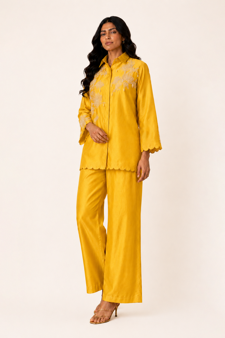 Chandni Co-ord Set (Yellow)