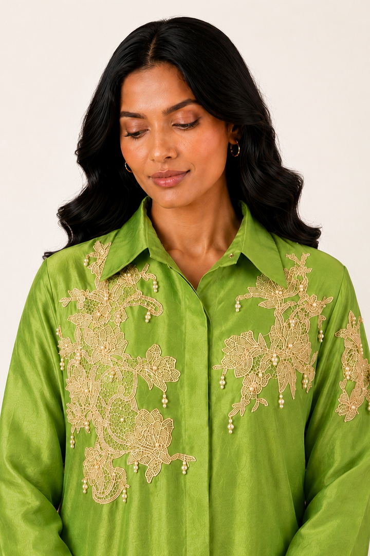 Chandni Co-ord Set (Green)