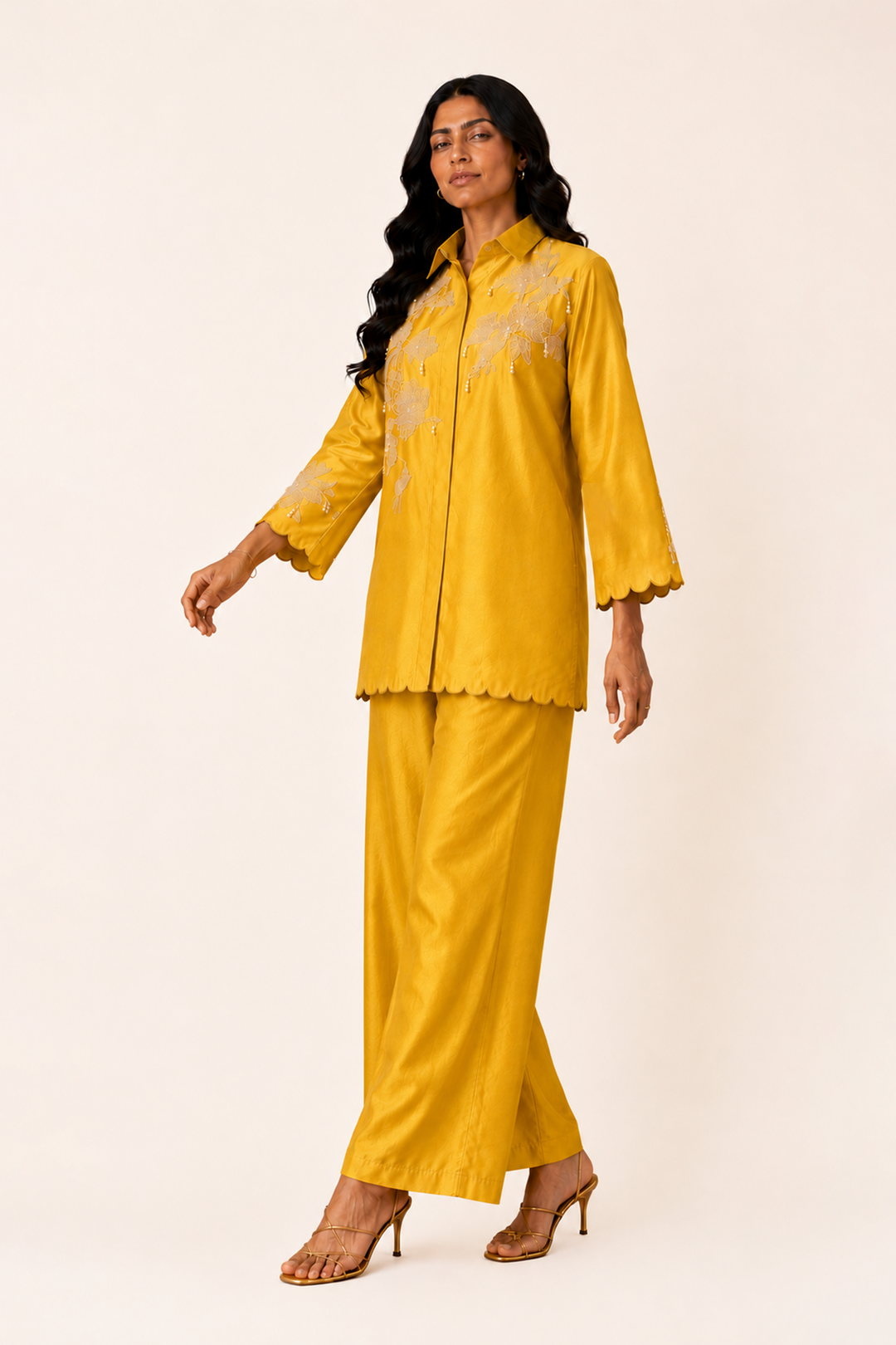 Chandni Co-ord Set (Yellow)