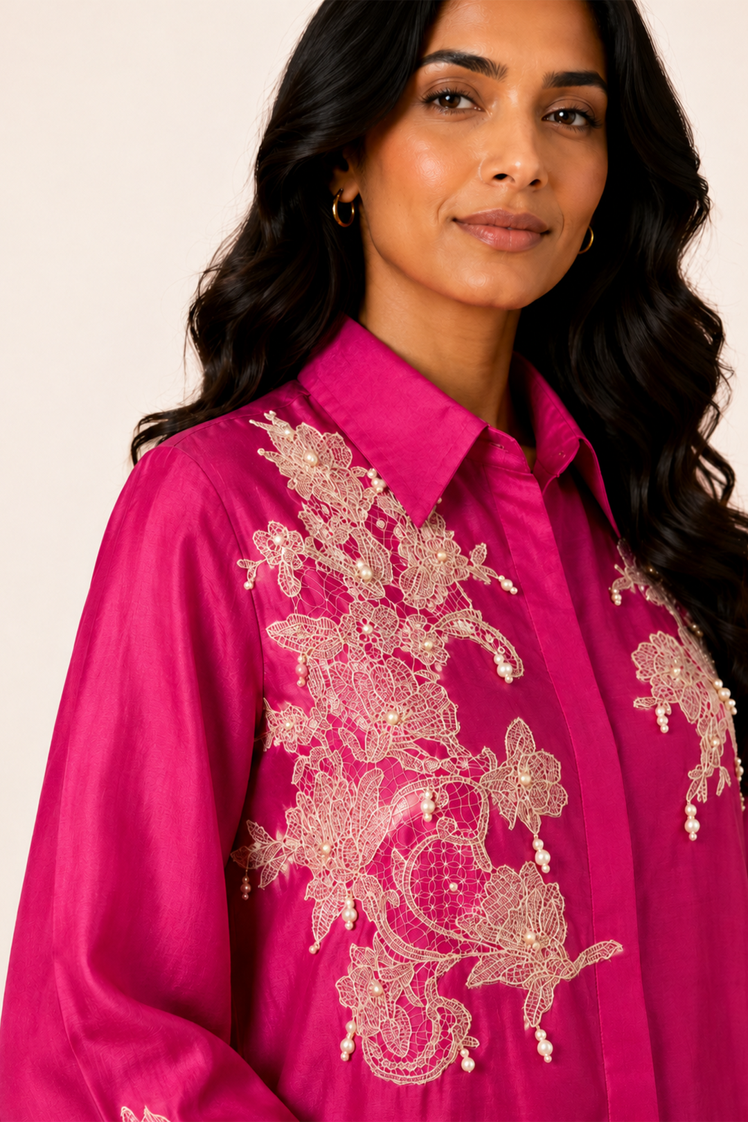 Chandni Co-ord Set (Fuchsia)