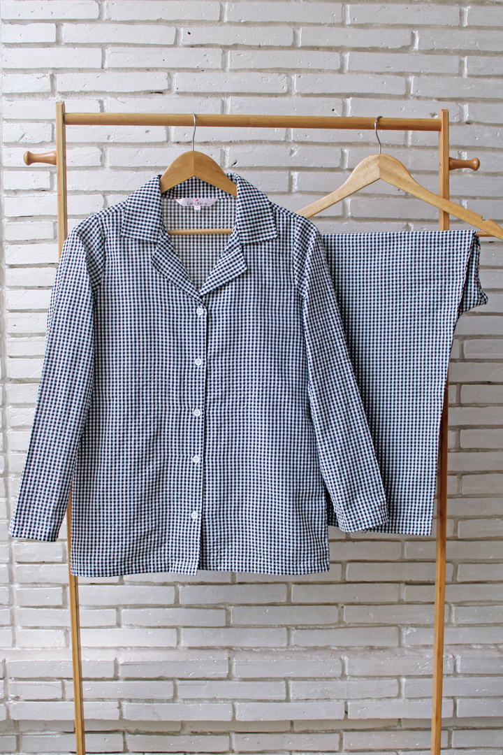Blackberry Checks Night Suit Set