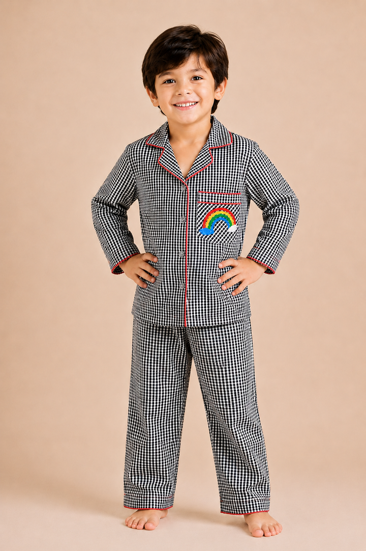 Rainbow Night Suit Set (Kids)