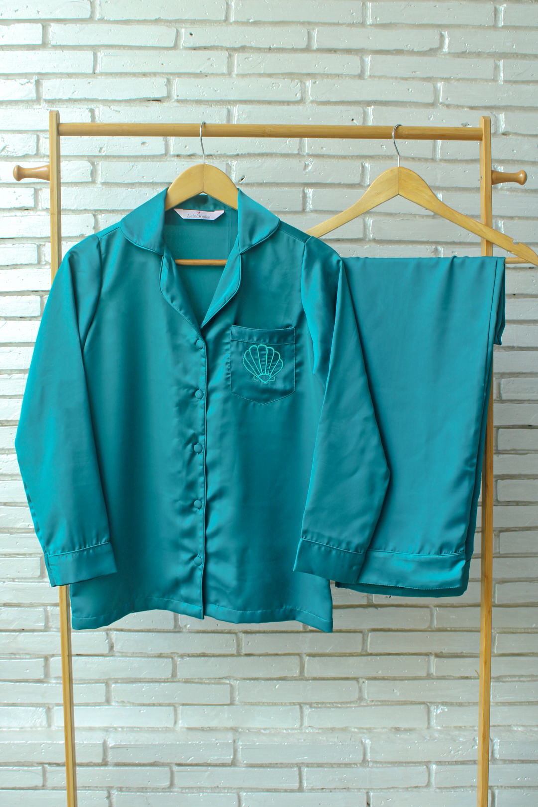 Teal Night Suit Set