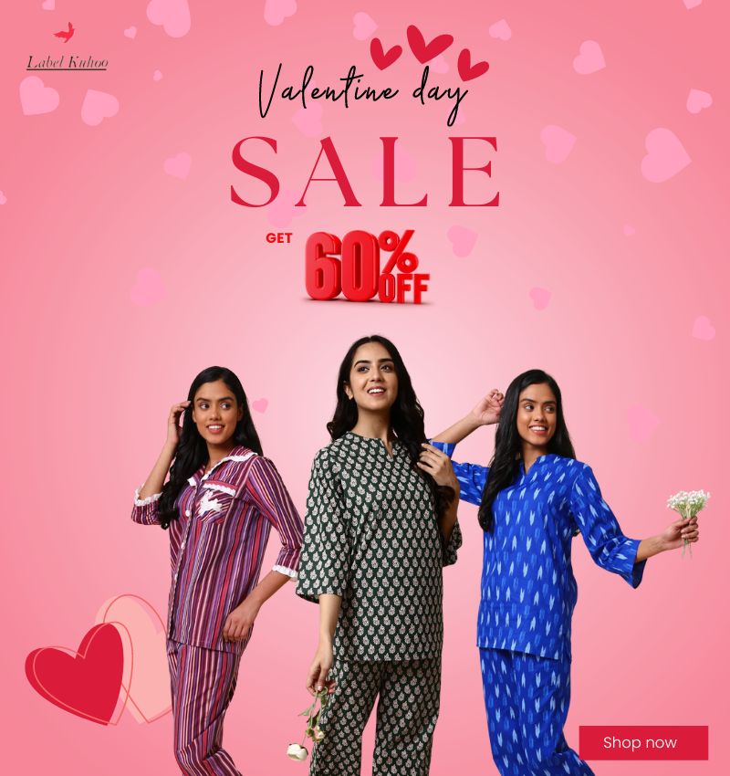 Valentine nightwear sale hot sale