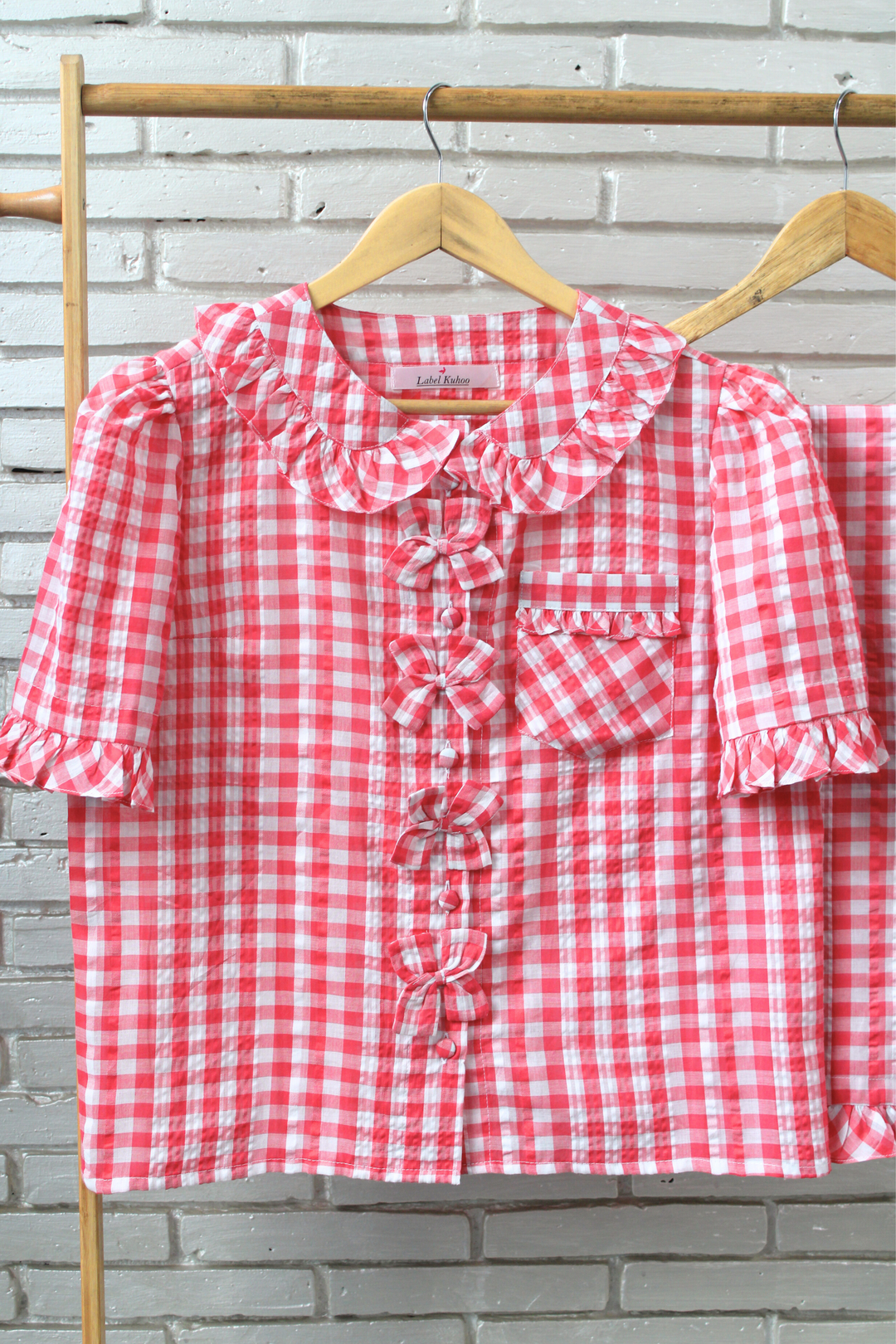 Cherry Bows Night Suit Set